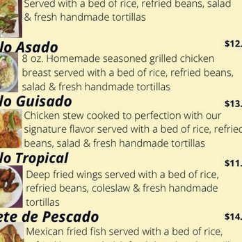 Nuevo Alba Restaurant menu 2