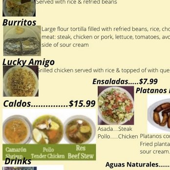 Nuevo Alba Restaurant menu 1