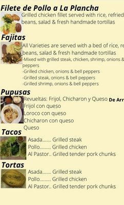 Nuevo Alba Restaurant menu 3
